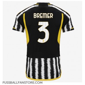 Juventus Gleison Bremer #3 Replik Heimtrikot 2023-24 Kurzarm